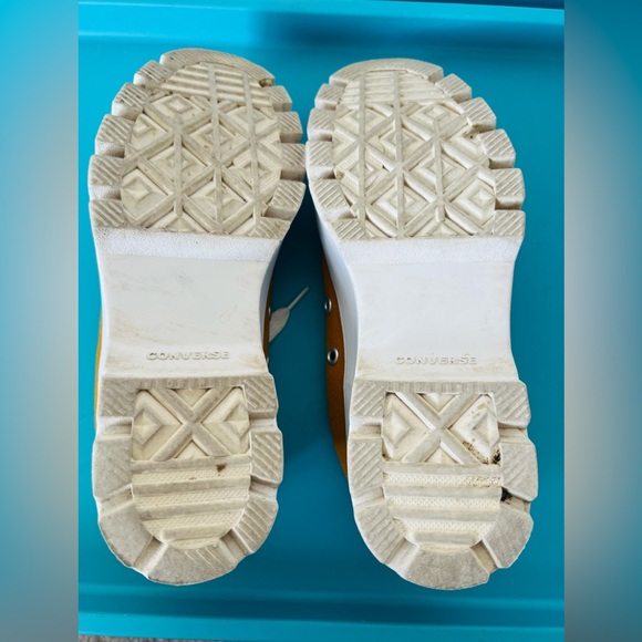 Converse Chuck Taylor All Star Platform Canvas, Yellow, Sz 5.5/22.5cm - Picture 8 of 8